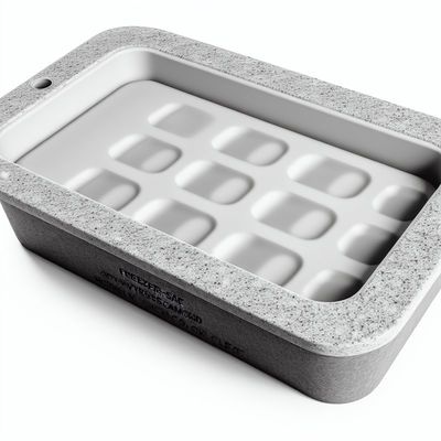 फ्रीजर सुरक्षित कृत्रिम पत्थर मोल्ड गैर चिपचिपा कोटिंग के साथ साफ करने में आसान