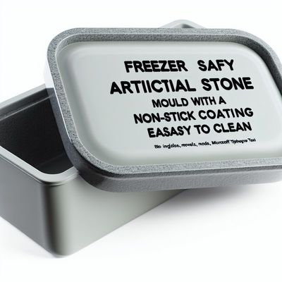 फ्रीजर सुरक्षित कृत्रिम पत्थर मोल्ड गैर चिपचिपा कोटिंग के साथ साफ करने में आसान