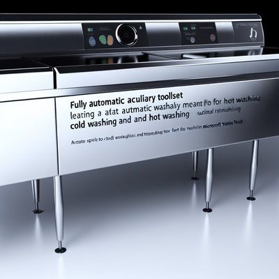 ठंडे और गर्म धोने के लिए पूर्ण स्वचालित सहायक उपकरण