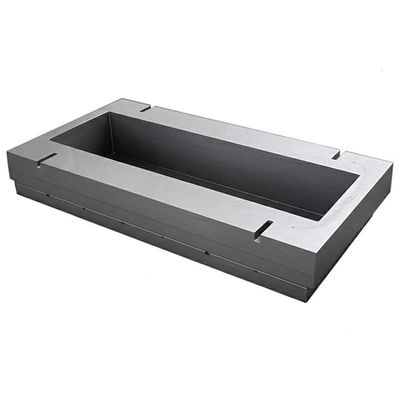 उच्च तापमान अनुप्रयोगों के लिए संक्षारण प्रतिरोधी कच्चा लोहा इनगॉट मोल्ड 1500*1500*150 आयाम